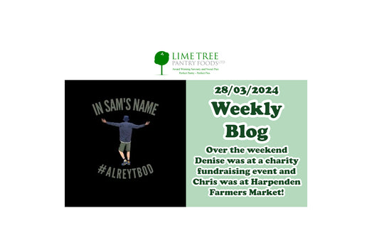 In Sam's Name Lime Tree Pantry Foods weekly Blog 